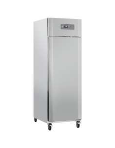 Armoire frigorifique ventilée 600 Lit. 1 porte GN 2/1, sur roues, 2 avec freins