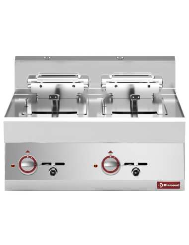 Friteuse électrique 2 cuves 10 litres -Top-