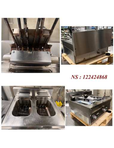 Friteuse électrique 2 cuves 10 litres -Top-