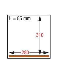 Machine sous-vide, chambre 280x310xh85 mm. - 4 m3/h 2