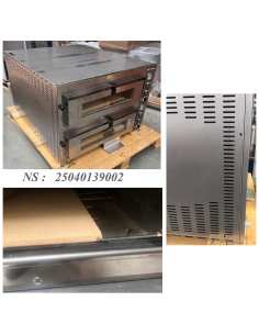 Four électrique 2x 6 pizzas diam.350mm, 2 chambres 2