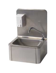 Lave-mains mural avec distributeur de savon 500 ml