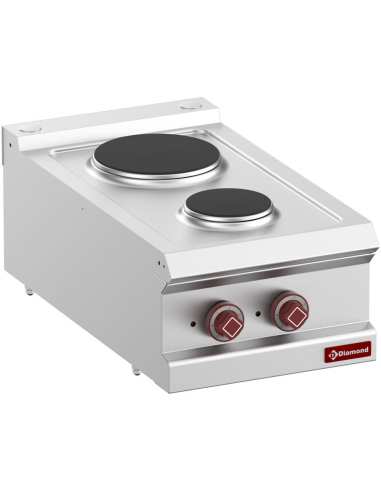 Cuisinière électrique 2 plaques rondes -Top-