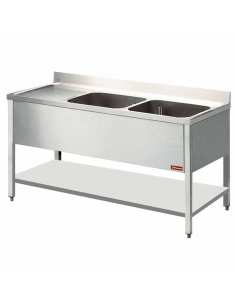 Plonge 2 cuves et 1 égouttoir