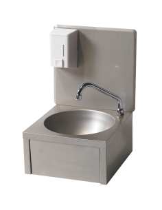 Lave-mains mural avec distributeur de savon 500ml