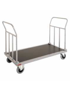 Chariot transfert valises, double poignée