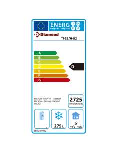 Table de congélation, ventilée, 2 portes EN 600x400 2