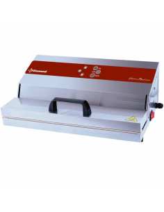 Sous videuse inox, pompe 26 l./min, soudure 430 mm