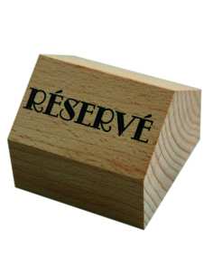 cubes bois 5.5x5.5cm naturel casa réservé - Lot de 10