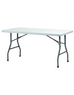 Table  rectangle blanc congres