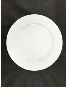 Smart assiette plate blanche diamètre 23 - Lot de 6