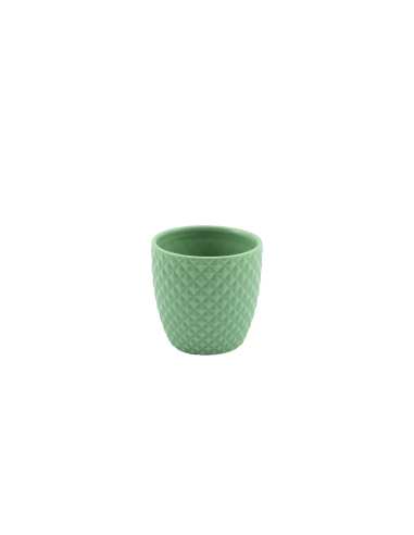Tasse en porcelaine vert sauge 200ml - Lot de 6