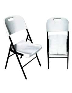 Chaise pliante granite 88x42x39 - Lot de 4