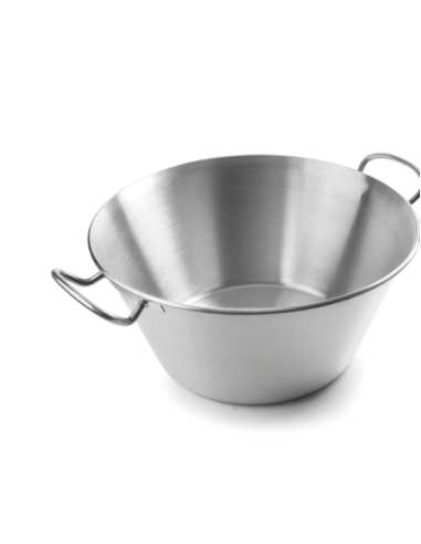 Bassine conique à anses 50 cm.