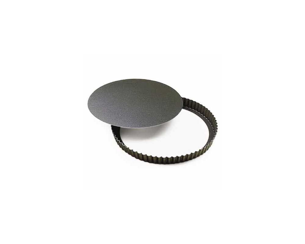 Tourtière ronde cannelée - Fond mobile - ø 24 cm