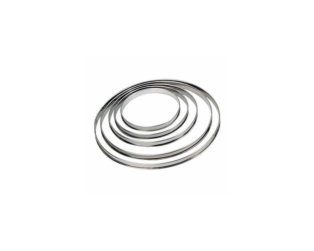 Cercle à tarte ø 32x2 cm - Inox