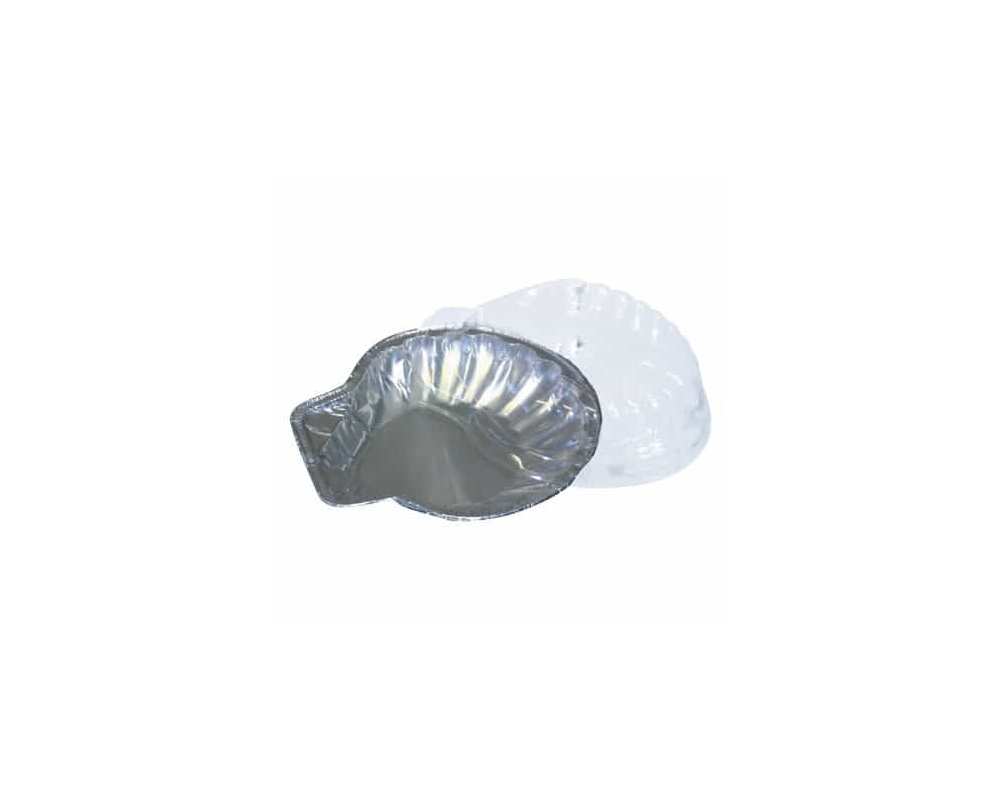 Coquille aluminium 13 cl - Ø12-6x12-3x2 cm - Paquet de 100