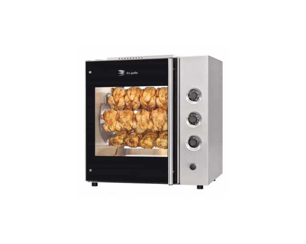 ROTISSOIRE ECO TDR 5 BALANCELLES MANUELLE - 15 VOLAILLES AVEC CHASSIS ROULETTES