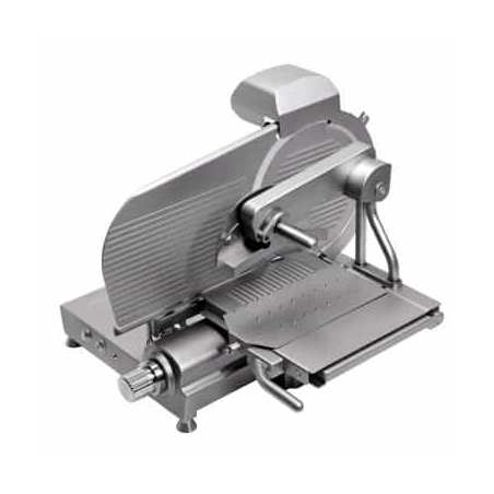 Trancheur à courroie Ø 350mm inox verticaux chariot à jambon