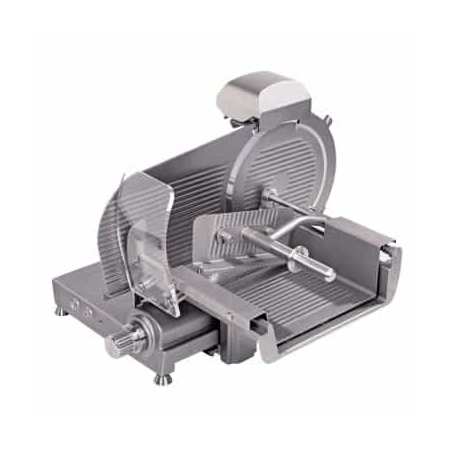 Trancheur à courroie Ø 350mm inox verticaux chariot à viande