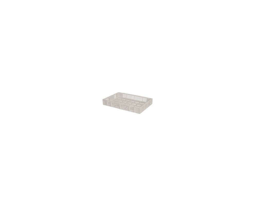 Caisse ajourée blanche - 600x400 mm