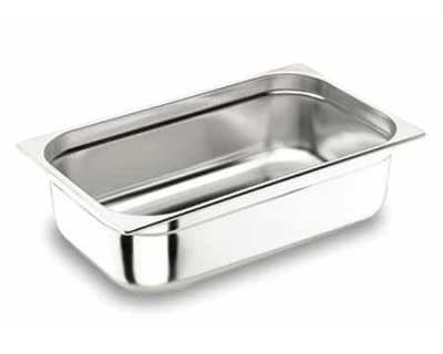 Bac GN1/1 Plein - Hauteur 40 mm - Inox 18/0