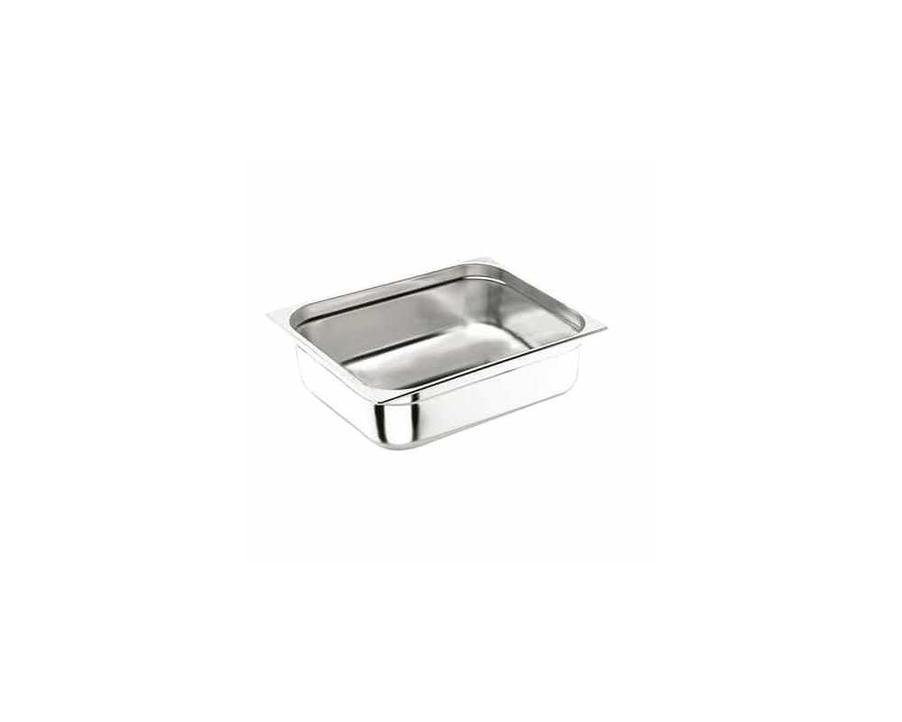 Bac GN2/1 - Plein - Hauteur 65 mm - Inox 18/0