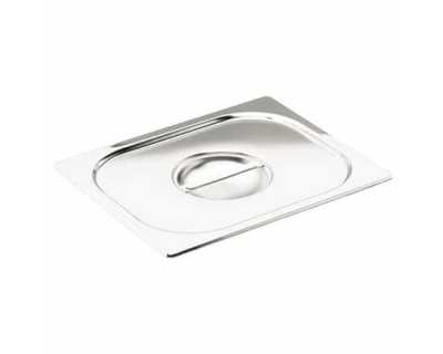 Couvercle + poignée pour bacs inox GN1/2 Plein