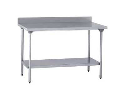 Table adossée + étagères 1200x700x900mm