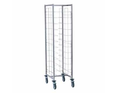 Échelle 12 niveaux - 515x630x1790 mm - Soudé Inox