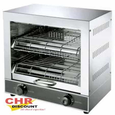 Toaster double électrique 2 niveaux 440x245x400mm