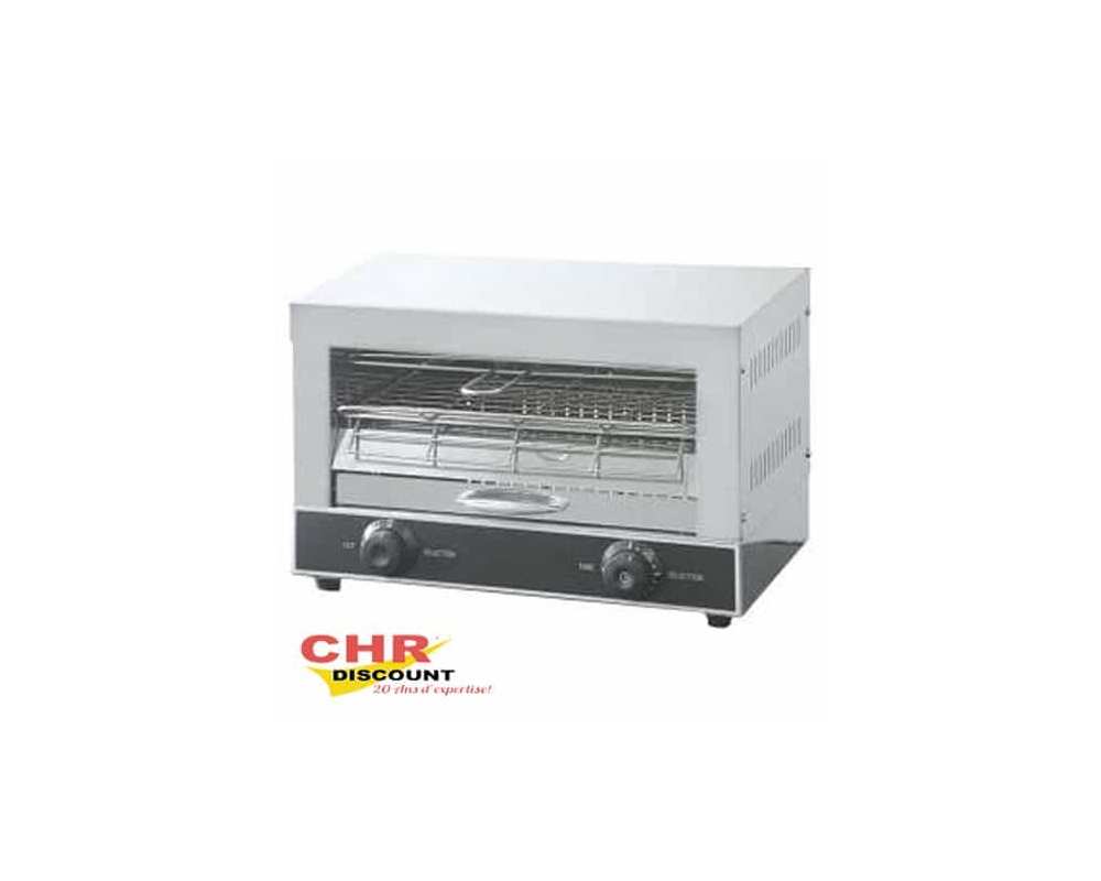 Grille toaster professionnel électrique 1 niveau 440x245x285mm