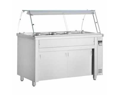 Buffet chaud +72 à +90°C - 1410x700x1325mm