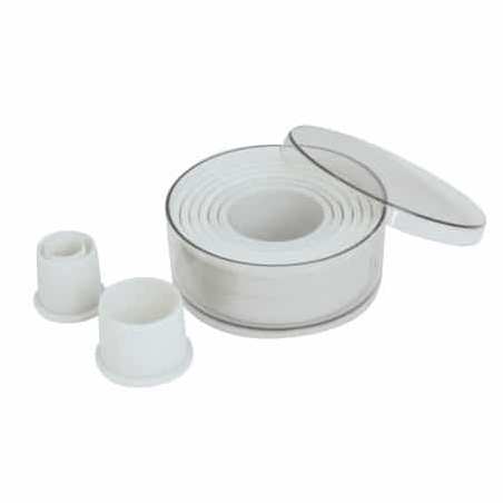Découpoirs ronds cannelé polyamide ø20 à ø100mm boite de 9