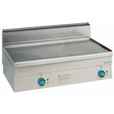Plaque à snacker professionnelle électrique lisse double MBM