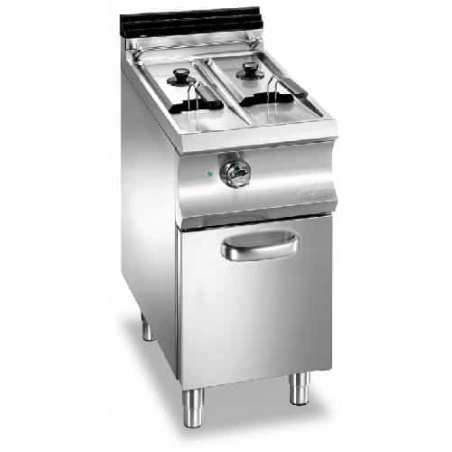 Friteuse gaz professionnelle MBM 2x 7 litres sur coffre