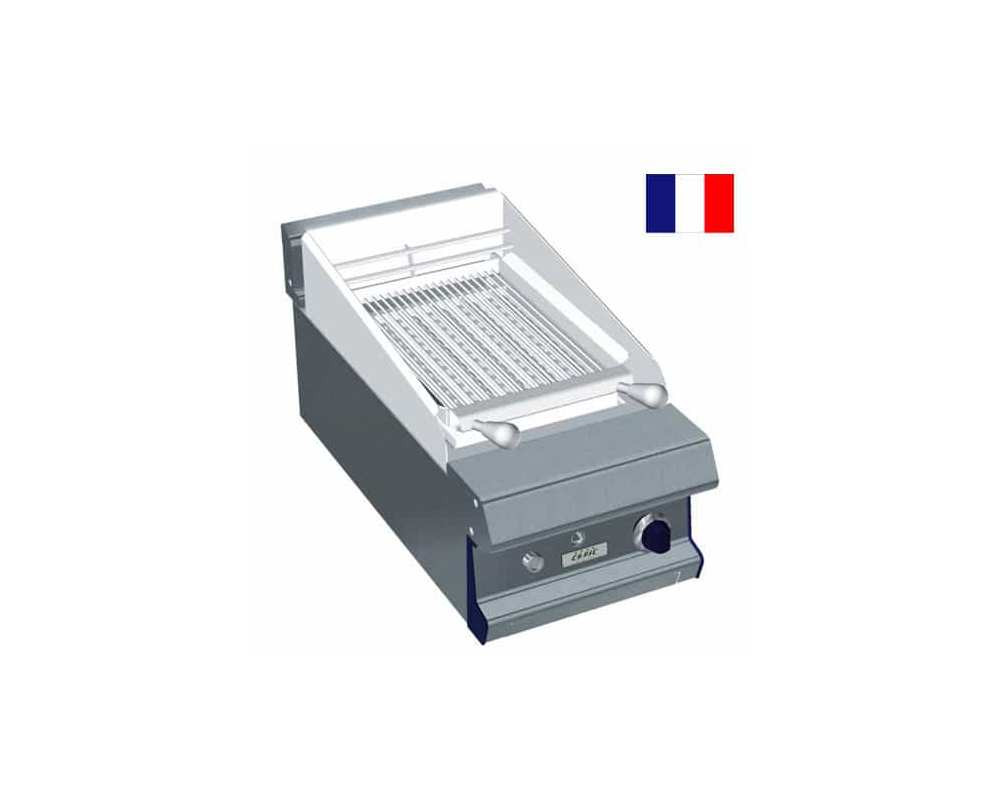 Grill à pierre volcanique simple gaz 13 kW