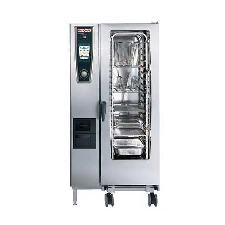 Four mixte électrique Rational 20x GN1/1 pour 150 à 300 couverts/jour