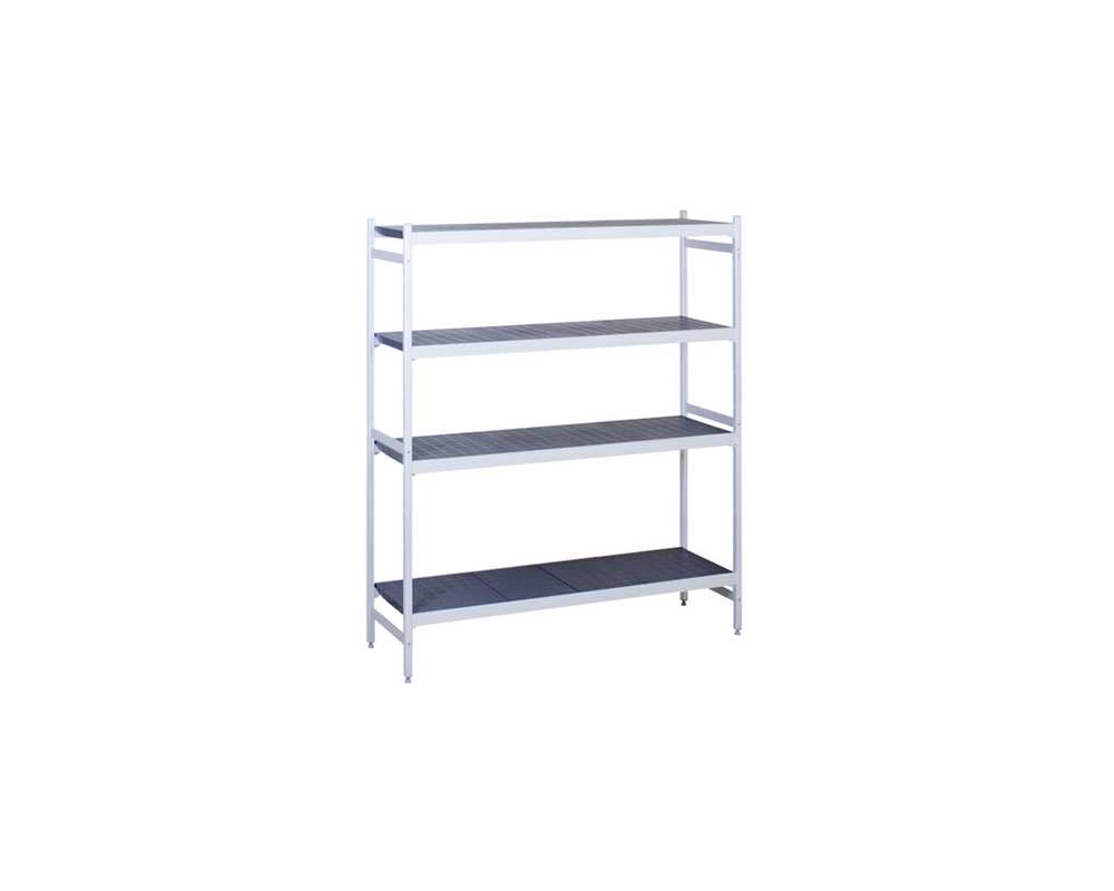 Rayonnages fixe 4 niveaux 200kg Lg 1197mm