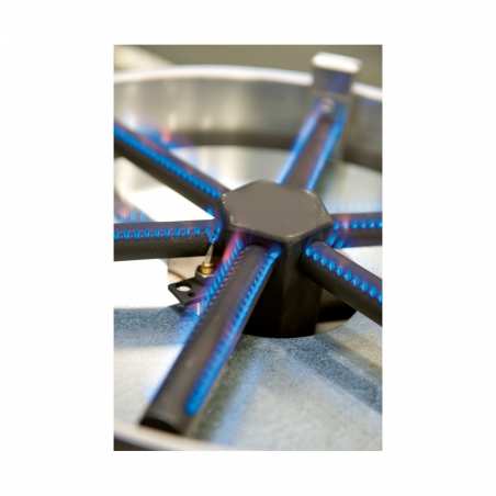 Crêpière krampouz à gaz diamètre 350 sur châssis