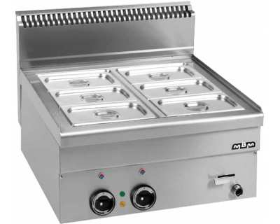 Bain-marie GN1/1+GN1/4+GN1/4 gaz TOP