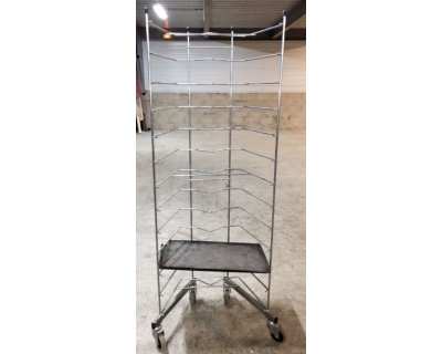 Chariot à bac occasion inox 16 étages 400x600