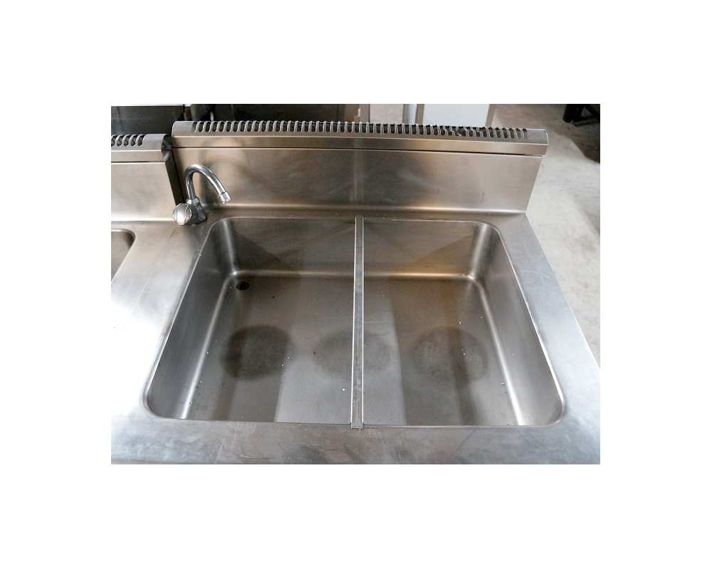 Bain marie électrique occasion GN2/1 sur meuble