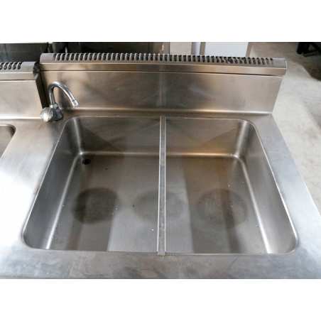Bain marie électrique occasion GN2/1 sur meuble