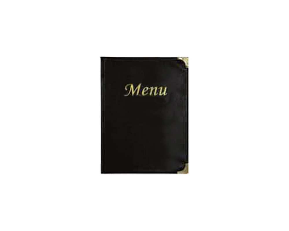 Portege menu noir format A4 8 vues