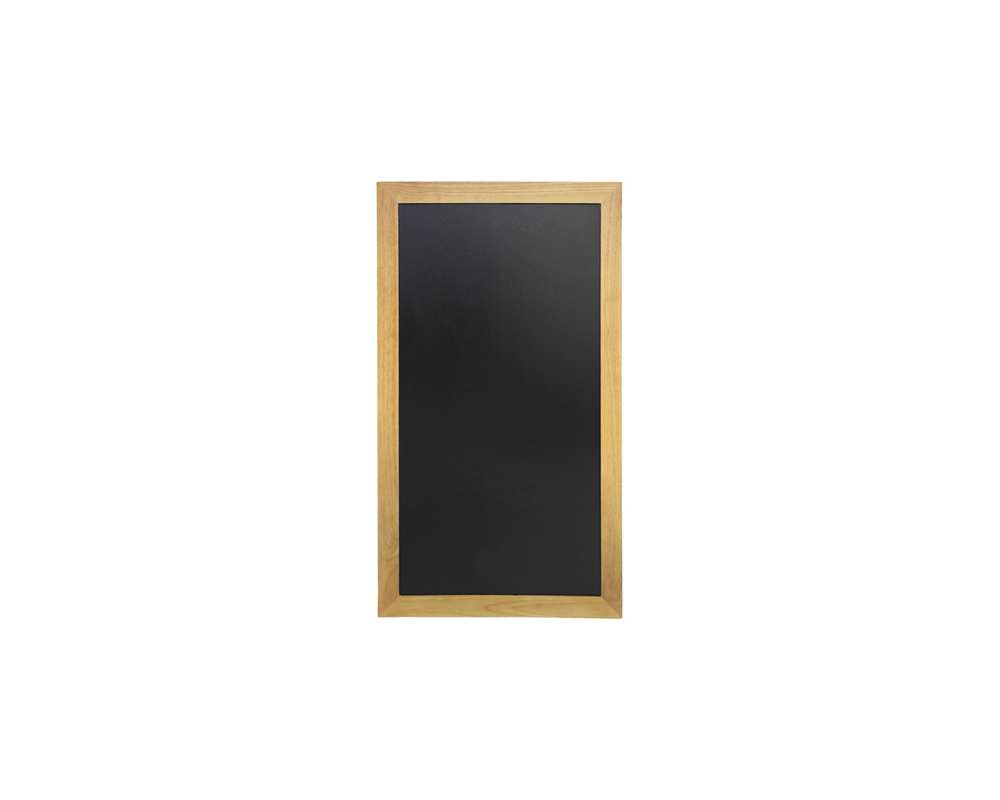 Ardoise 560x1000mm bordure en bois teck