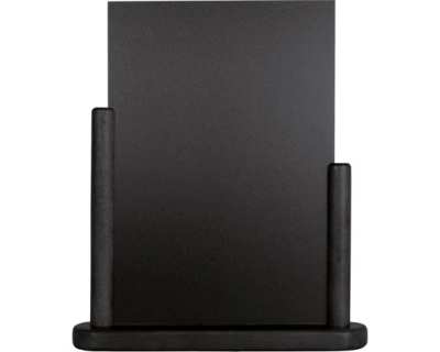 Chevalet de table format A5 bordure en bois noir