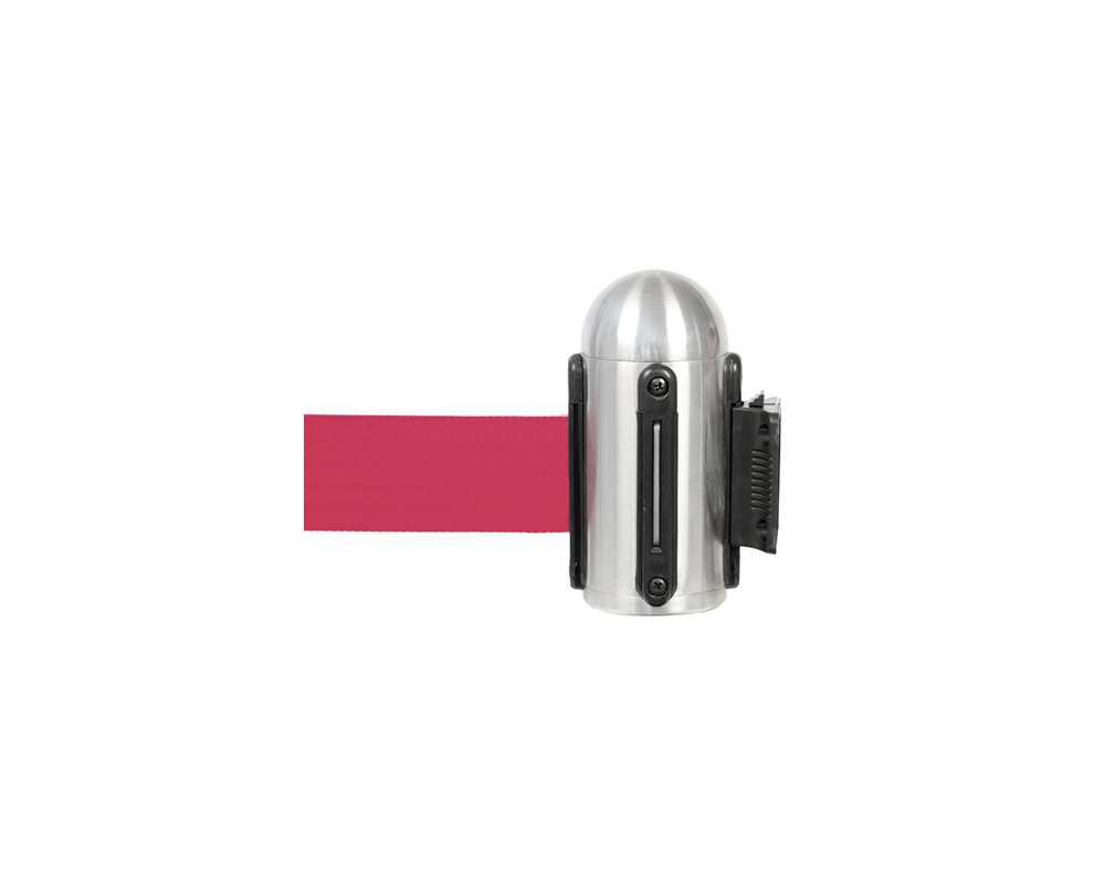Accroche murale à corde rétractable rouge Lg 2100mm