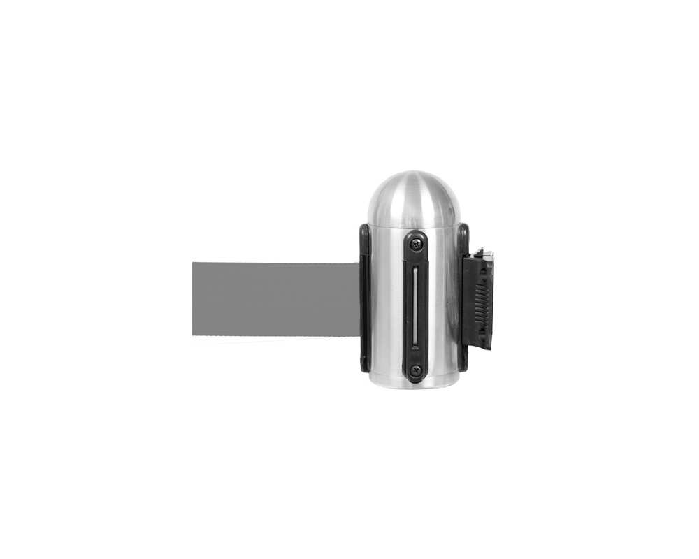 Accroche murale à corde rétractable grise Lg 2100mm