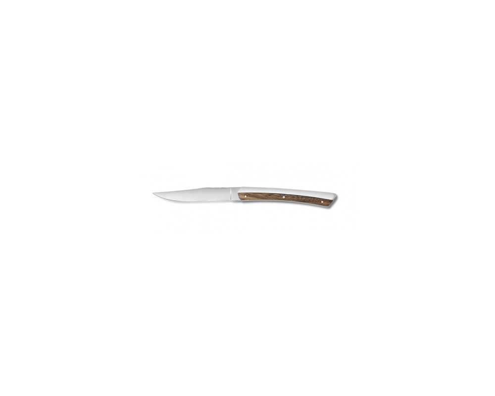 Lot de 6 Couteau à steak K2 bois lame unie 10,5 cm